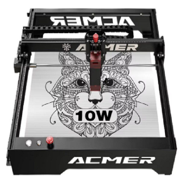 ACMER P1 10W حفار ليزر 10000mm/min آلة حفر ليزر سطح المكتب عالية السرعة 10W 20W